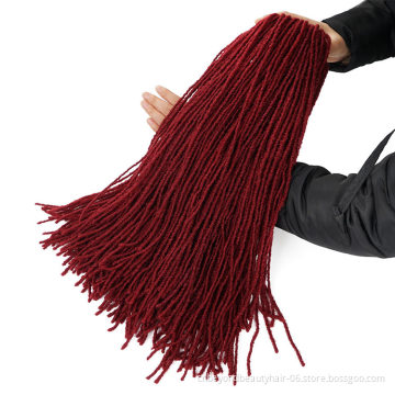 beyond beauty braiding hair micro crochet hair faux locs curly felt dreadlock extension hair locs